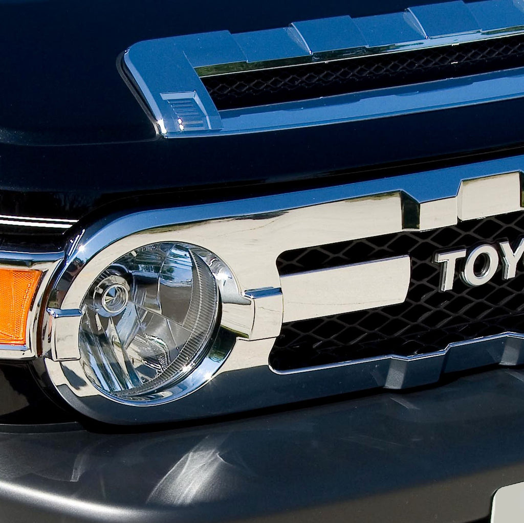 Chrome Trim Grille Covers-Toyota FJ Cruiser