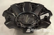 FUEL WHEELS BLACK CENTER CAP FIVE AND SIX LUGS
