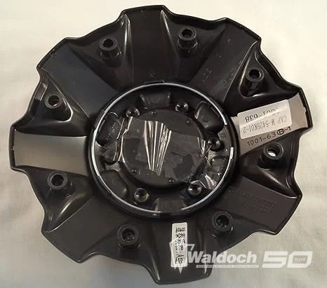 FUEL WHEELS BLACK CENTER CAP FIVE AND SIX LUGS