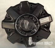 FUEL WHEELS BLACK CENTER CAP FIVE AND SIX LUGS