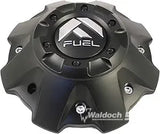 FUEL WHEELS BLACK CENTER CAP FIVE AND SIX LUGS