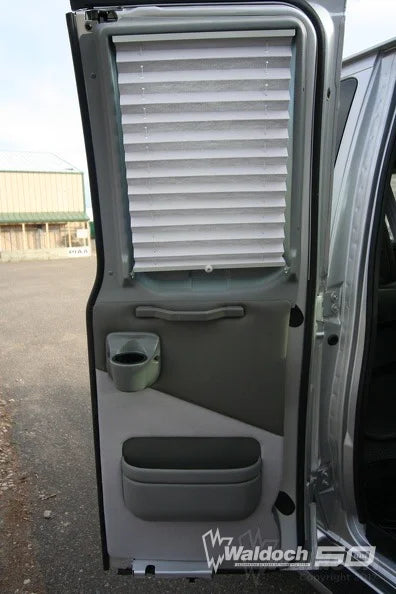 United Shade Grey Shade For 40% Side Swing Door Window Ford E Series