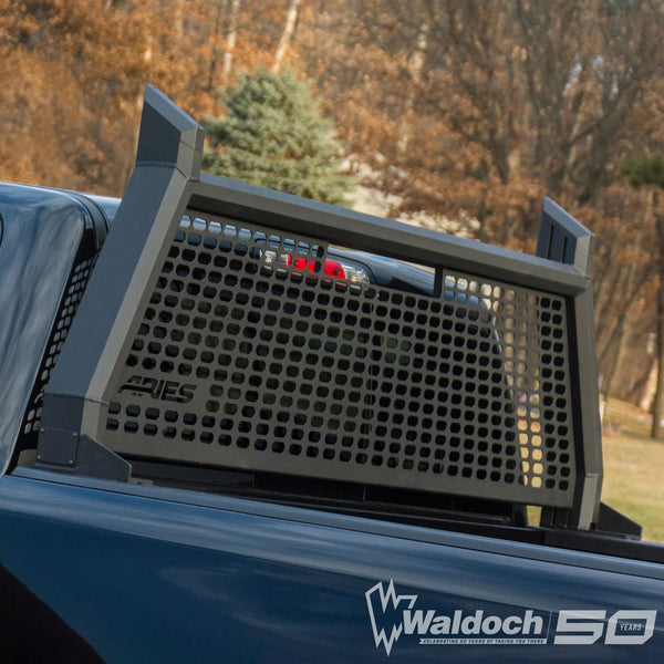 AdvantEDGE Black Aluminum Headache Rack, Select Dodge, Ram 1500, 2500, 3500