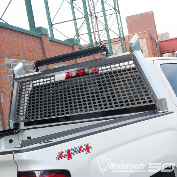 AdvantEDGE Chrome Aluminum Headache Rack, Select Ford F-250, F-350, F-450