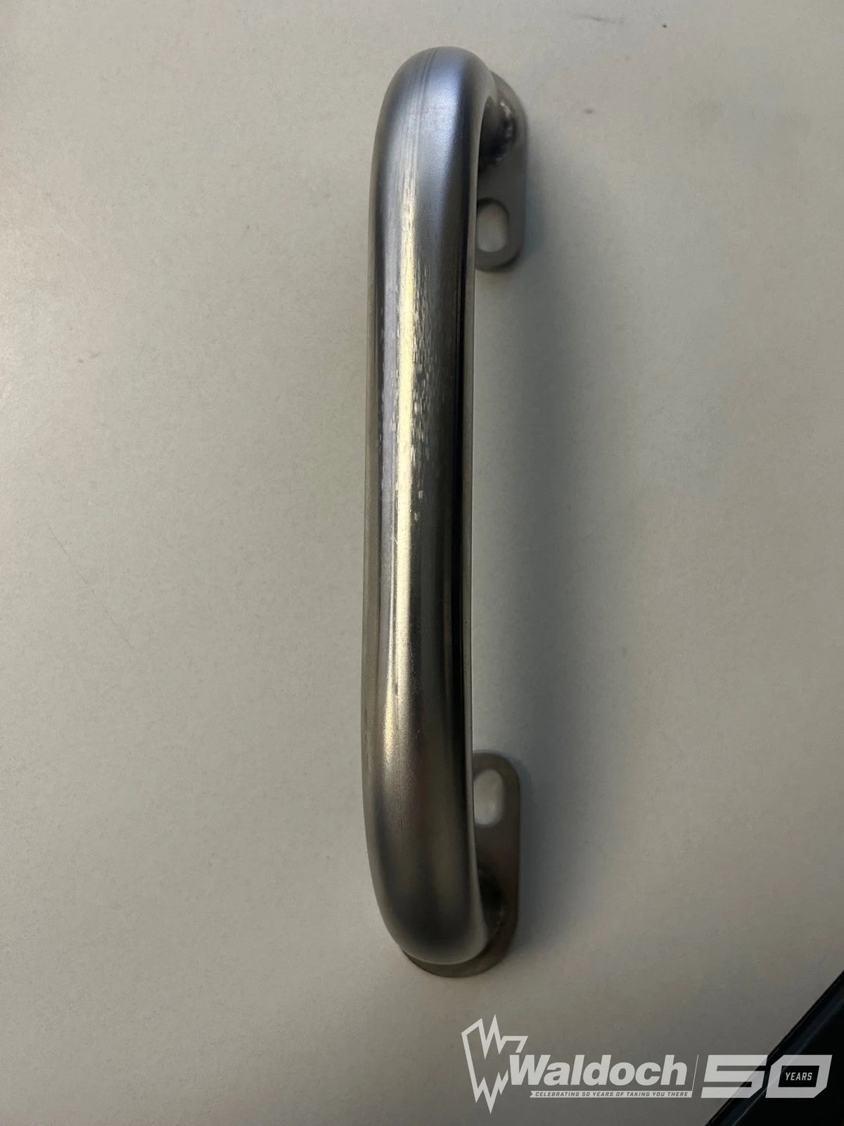 GRAB HANDLE STAINLESS STEEL 11" TALL 3" DEEP 8" INSIDE - 2 HOLE MOUNTS