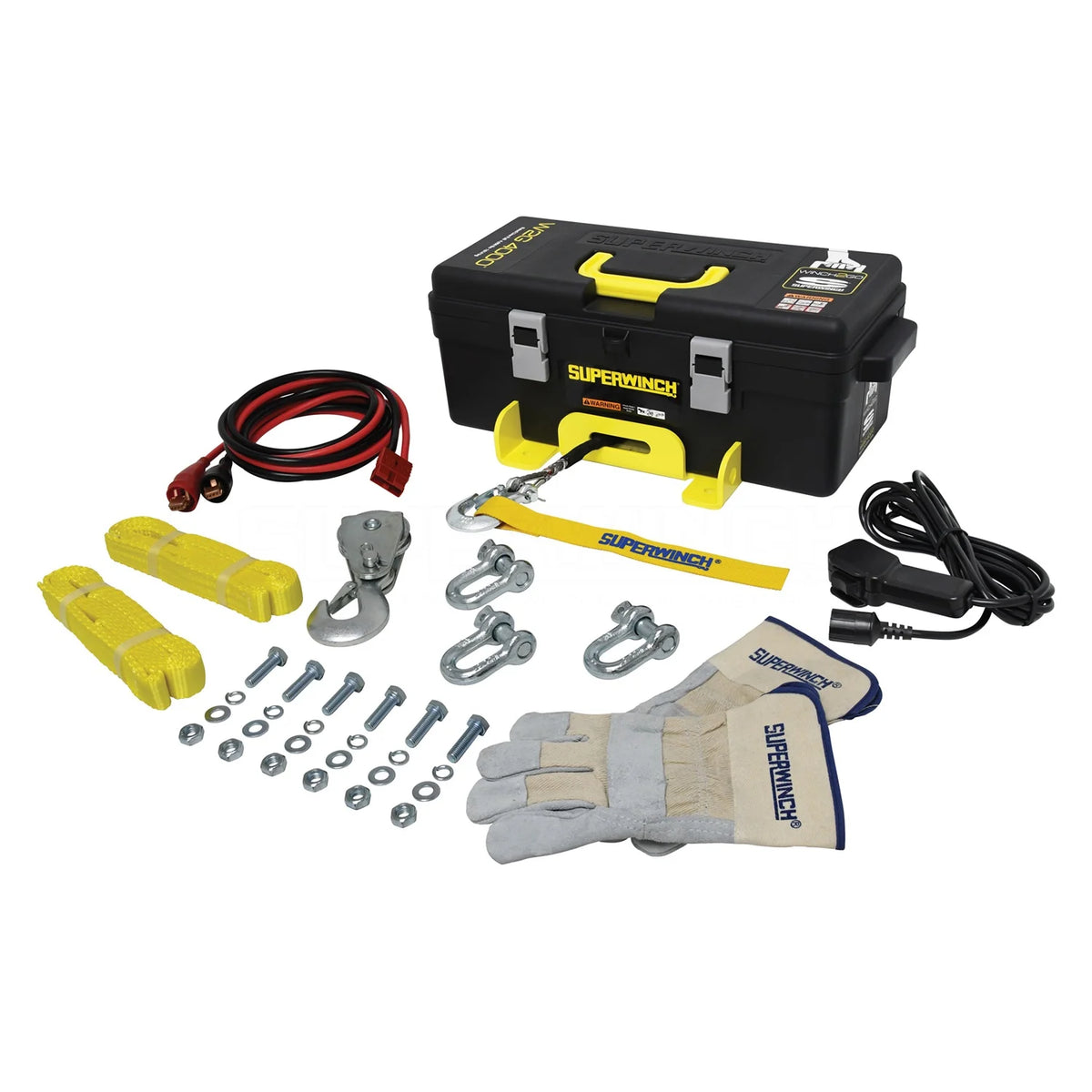 Superwinch Winch 2 Go Portable Winch - Synthetic Rope - Hawse Fairlead - 4,000 lbs