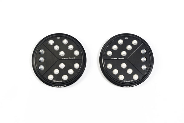 Luminix High Power LED Headlights-Jeep Wrangler JK - Luminix High Power LED Headlights - 1 Pair - 12,000LM Luminix High Power LED Headlights-Jeep Wrangler TJ - Luminix High Power LED Headlights - 1 Pair