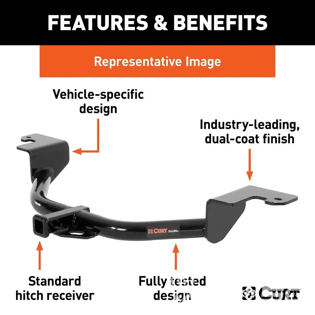 Class 2 Trailer Hitch, 1-1/4" Receiver, Select Chevrolet Impala