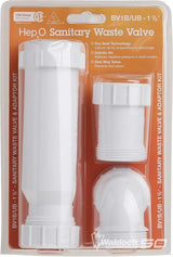 HEPVO SANITARY WASTE VALVE  SHOWER  TRAP 1-1/2 MFG#BV1B/UB