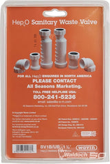 HEPVO SANITARY WASTE VALVE  SHOWER  TRAP 1-1/2 MFG#BV1B/UB