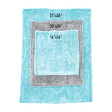 THE LIQUID8r - 20"X24" - AQUA AND GREY - 70% Polyester / 30% Polyamide