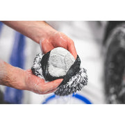 THE CYCLONE ULTRA WASH MITT - 8"X9" BLACK - 70% Polyester / 30% Polyamide - Interior Liner: 70% Polyester / 30% Polyamide "Gauntlet" Microfiber (Patented)