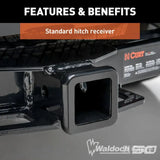 Class 3 Trailer Hitch, 2" Receiver, Select Ford Transit 150, 250, 350, E-Transit - 13193