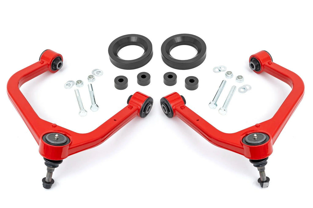 1.75 Inch Leveling Kit | Forged Red UCA | AT4 | GMC Sierra 1500  (2019-2025 & Classic)