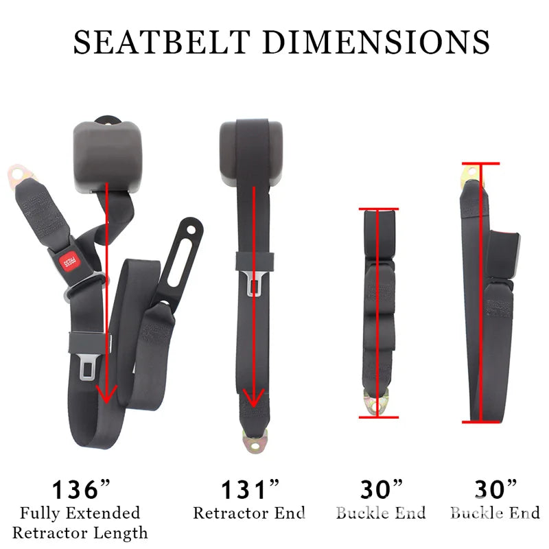 Gray Waldoch Rear Sofa Seat Belt