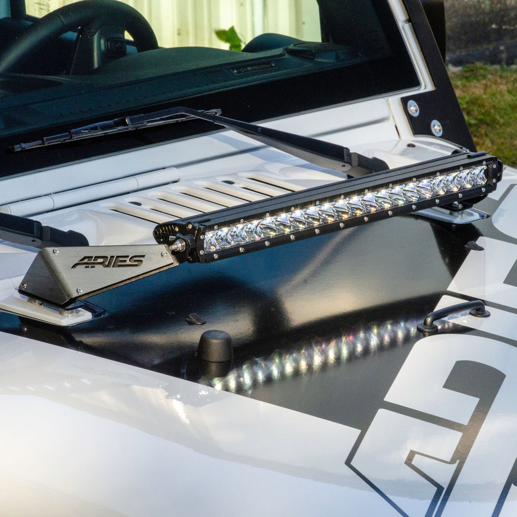 Jeep JK Hood Light and Brackets