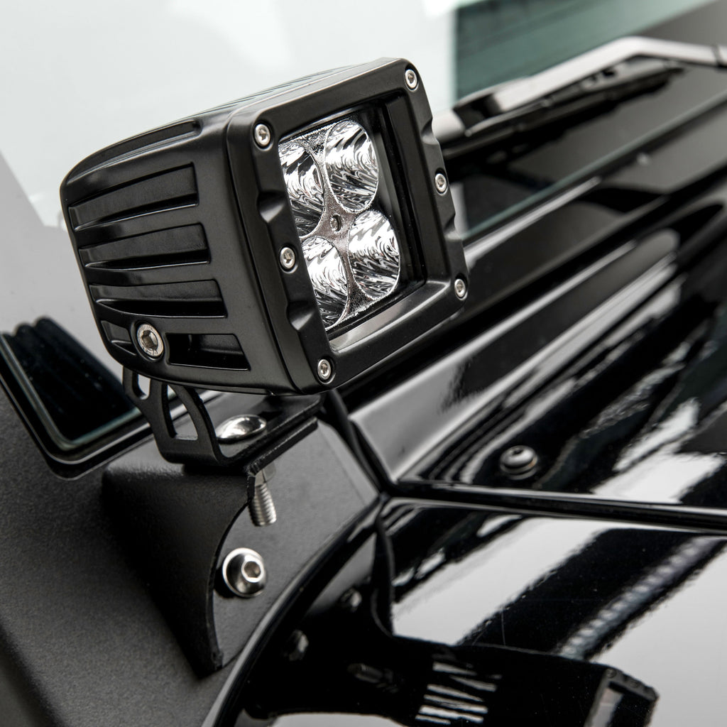 Jeep JK Windshield Lights and Brackets