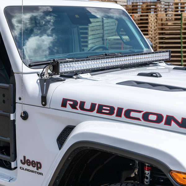 Jeep Wrangler JL, Gladiator Windshield Light Bar and Brackets