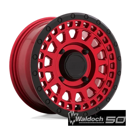 BR PARKER 15X7 4X110 +51 80 CNDY RED BLK