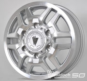 BLAZE 16X6 MACHINE SILVER - 80  OFFSET 6X180  138.8CB