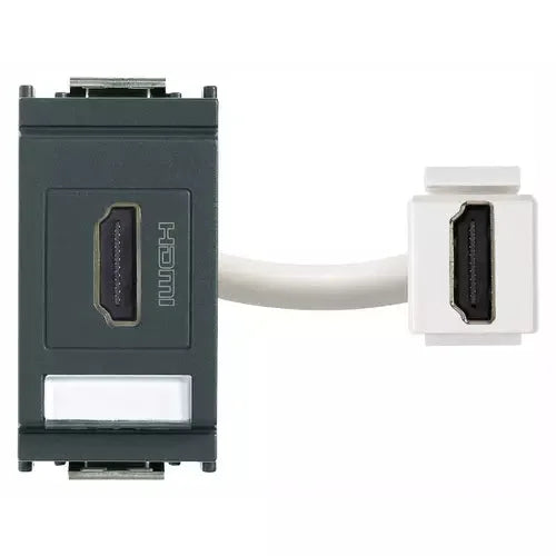 Vimar HDMI Socket Connector Grey -