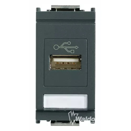 Vimar USB socket connector grey -
