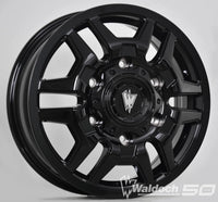 BLAZE 17X6 ALL BLACK GLOSSY - 80  OFFSET 6X180  138.8CB