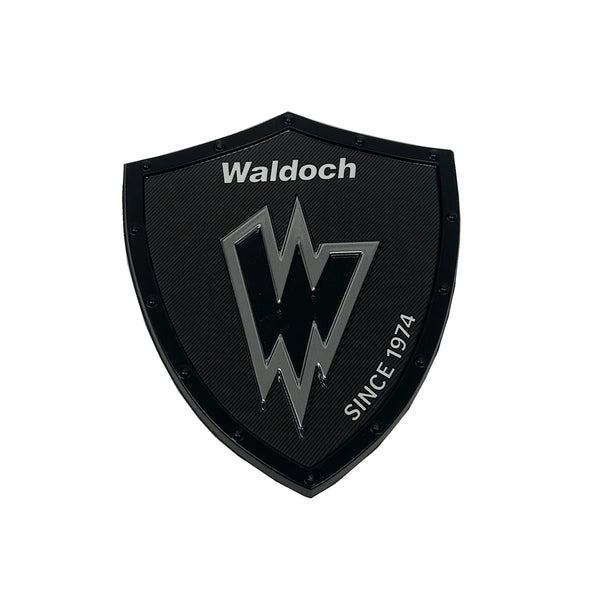 WALDOCH REDLINE LOGO LARGE 3.23 X 12.5