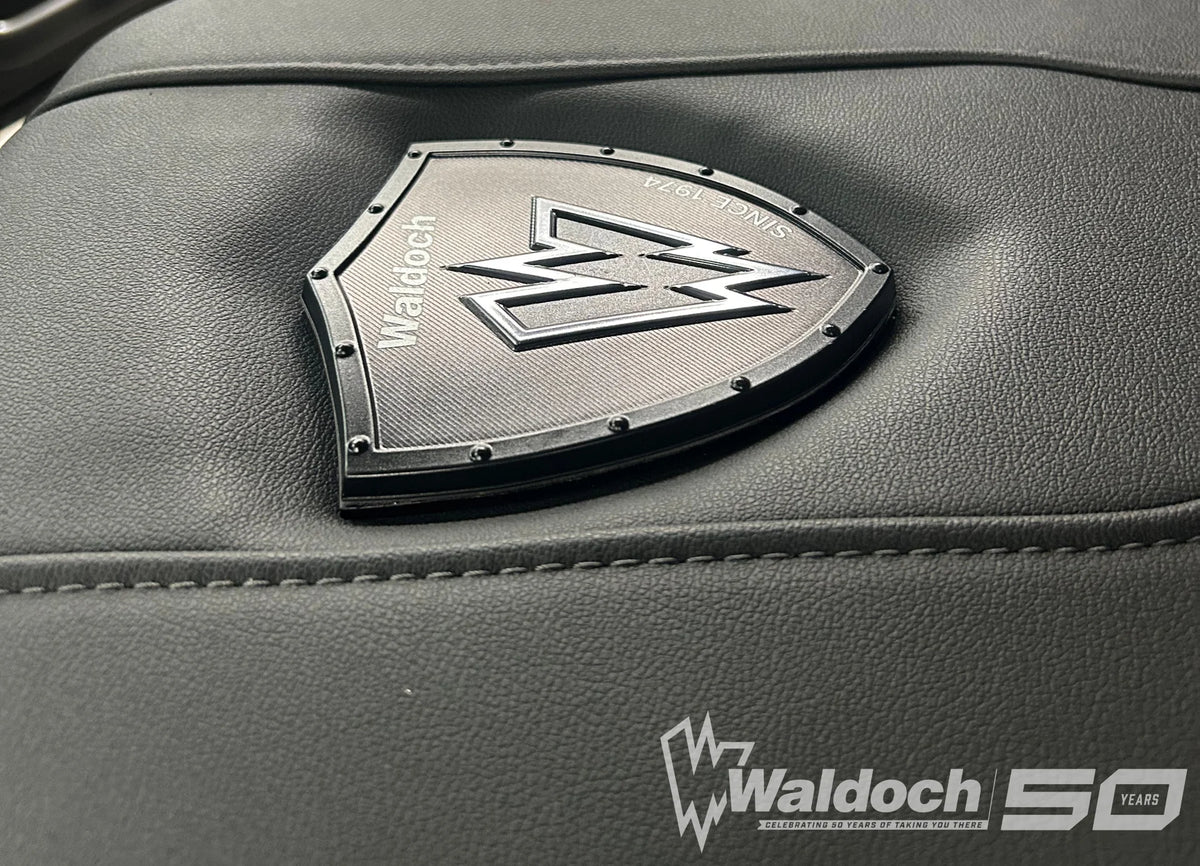 WALDOCH REDLINE LOGO LARGE 3.23 X 12.5