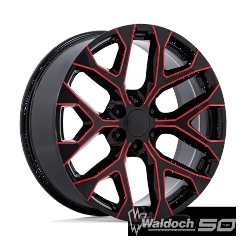 PR177 22X9 6X5.5 78 +24 G-BLK RD-MILL
