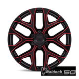 PR177 22X9 6X5.5 78 +24 G-BLK RD-MILL