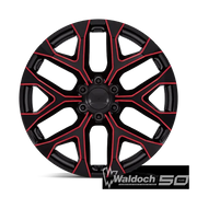 PR177 22X9 6X5.5 78 +24 G-BLK RD-MILL