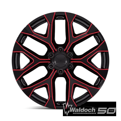 PR177 22X9 6X5.5 78 +24 G-BLK RD-MILL