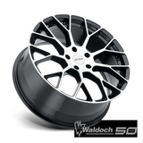 PE P2B 17X8 5X4.25 76 G-BLK MACH +40