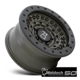 BARRICADE 17X8.5 5X5.0 71 OD-GRN-BLK -18