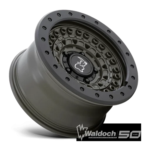 BARRICADE 17X8.5 5X5.0 71 OD-GRN-BLK -18