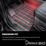 Husky Liners Weatherbeater | Fits 2015 - 2023 Ford F - 150 SuperCrew/SuperCab/Lightning, Front Row Liner, Black |