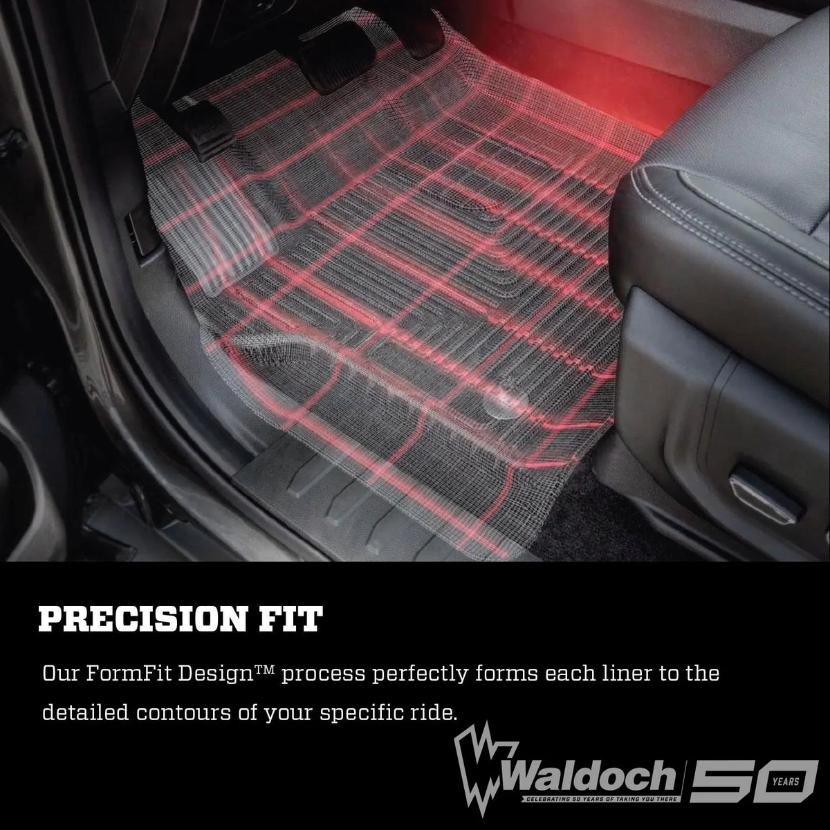 Husky Liners Weatherbeater | Fits 2015 - 2023 Ford F - 150 SuperCrew/SuperCab/Lightning, Front Row Liner, Black |