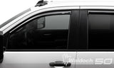 Lund VentVisors In-Channel 4pc For 2019-2024 Silverado/Sierra Crew Cab - 194805