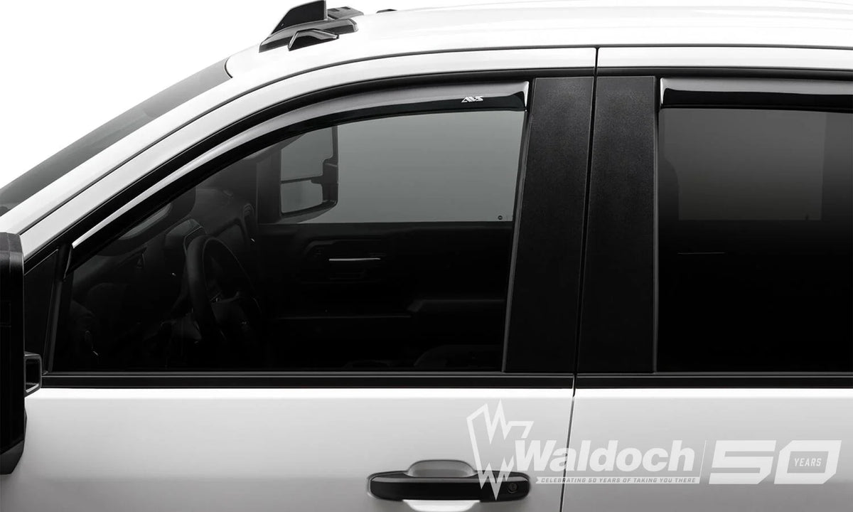 Lund VentVisors In-Channel 4pc For 2019-2024 Silverado/Sierra Crew Cab - 194805