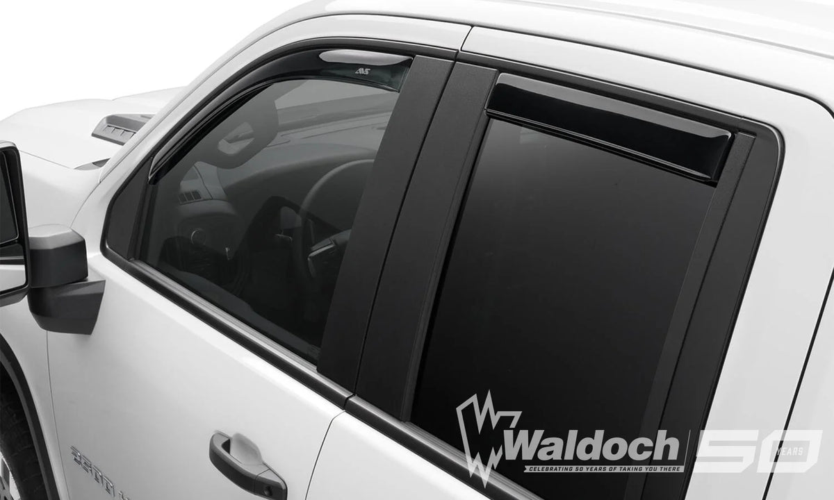 Lund VentVisors In-Channel 4pc For 2019-2024 Silverado/Sierra Crew Cab - 194805