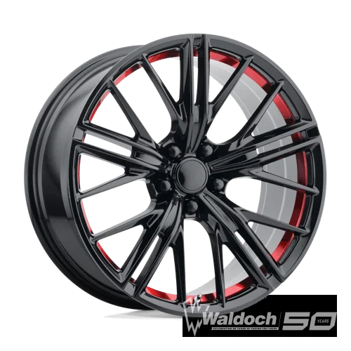 PR194RS 20X9 5X120 67 G-BLK RED-MACH 30