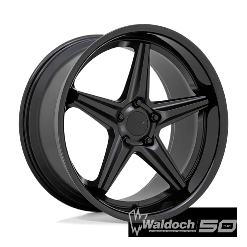 TW LAUNCH 19X9.5 5X112 66.6 MBLK GBLK 40