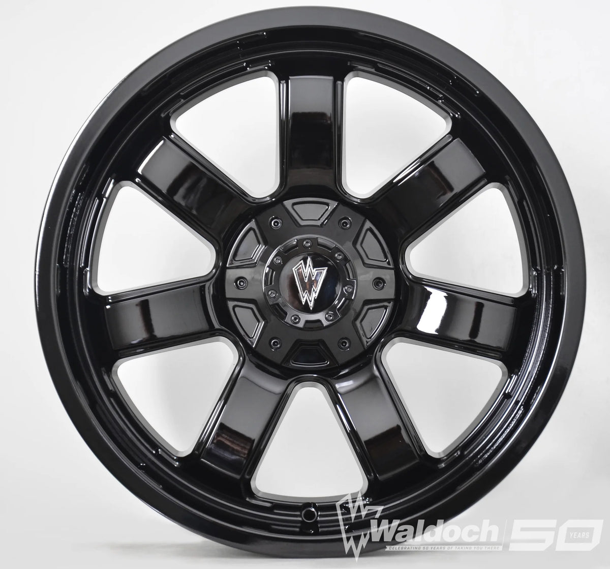 REBEL 20X9 ALL BLACK GLOSSY - 0 OFFSET DUAL DRILLED 6X139.7 & 6X135 106.2CB
