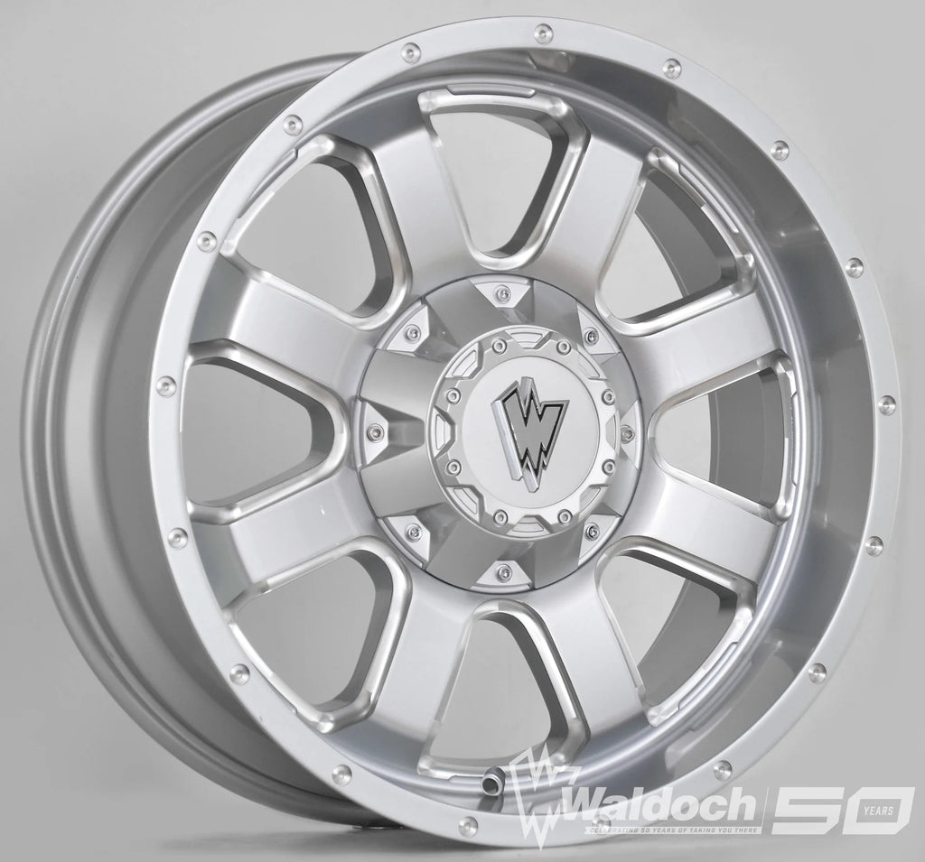 REBEL 20X9 MACHINE SILVER - 12 OFFSET 8X170 125.5CB
