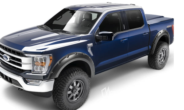 Bushwacker Extend-A-Fender Extended Rear Fender Flares | 2-Piece Set, Black, Smooth Finish | 20070-02 | Fits 2009-2014 Ford F-150 (Excludes Raptor)