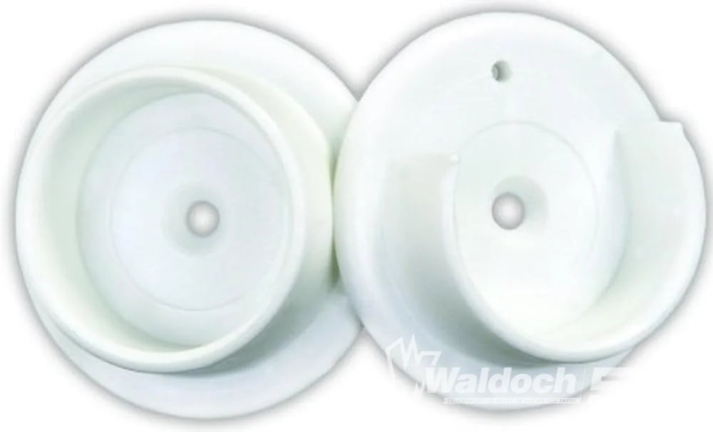 CLOSET POLE SOCKETS (WHITE)