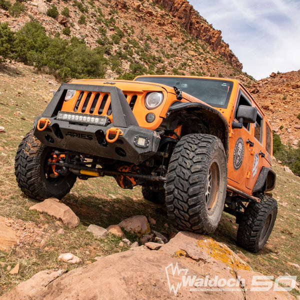 TrailChaser Jeep Wrangler JK Steel Front Bumper (Option 1)