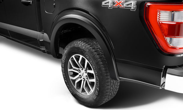 Fender Flares OE Style Color Shadow Black Smooth Finish 4 Pc