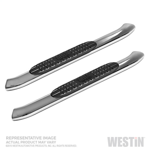 PRO TRAXX 4 Oval Nerf Step Bars-Silverado/Sierra 1500 Regular Cab 2019-2024; Silverado/Sierra 2500/3500 Regular Cab 2020-2024